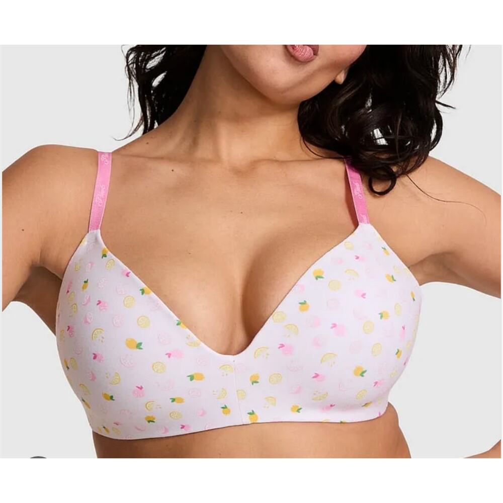 Victoria Secret PINK Wear Everywhere Lightly Lined Wireless Bra NWT 36C